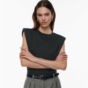 Aritzia Babaton Shoulder Pad Tank Top